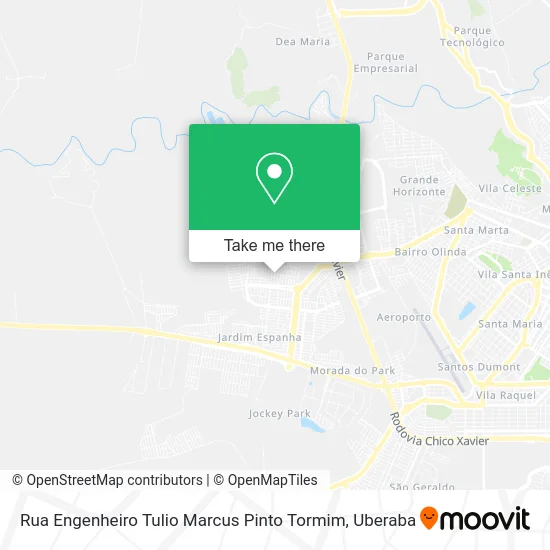 Rua Engenheiro Tulio Marcus Pinto Tormim map