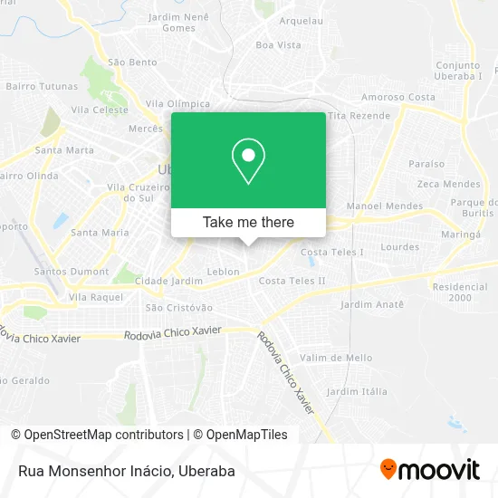 Rua Monsenhor Inácio map