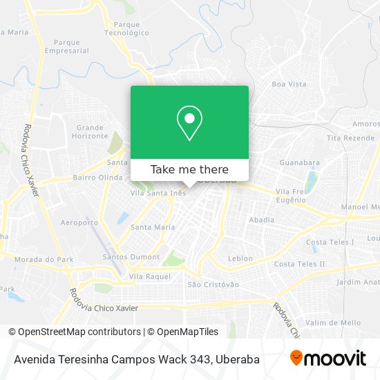 Avenida Teresinha Campos Wack 343 map