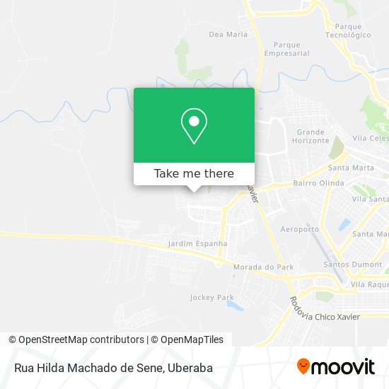 Rua Hilda Machado de Sene map