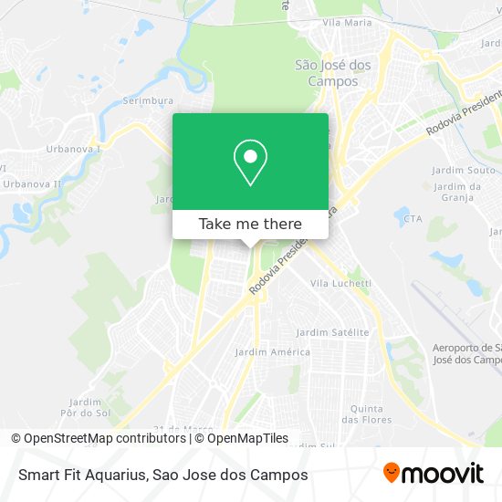 Smart Fit Aquarius map