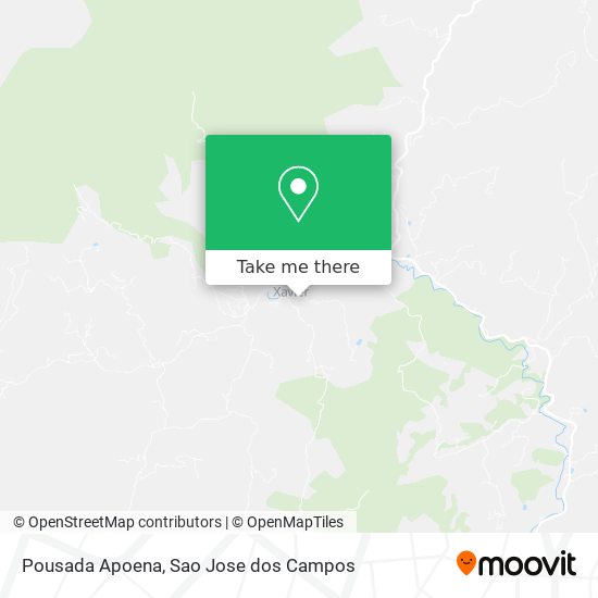 Pousada Apoena map