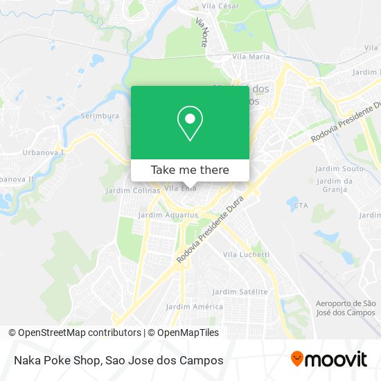Naka Poke Shop map