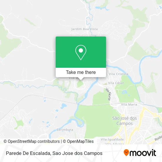 Parede De Escalada map