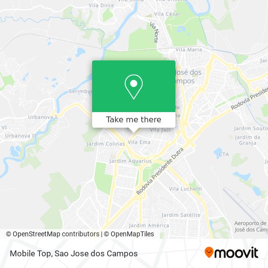 Mobile Top map