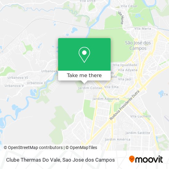 Clube Thermas Do Vale map
