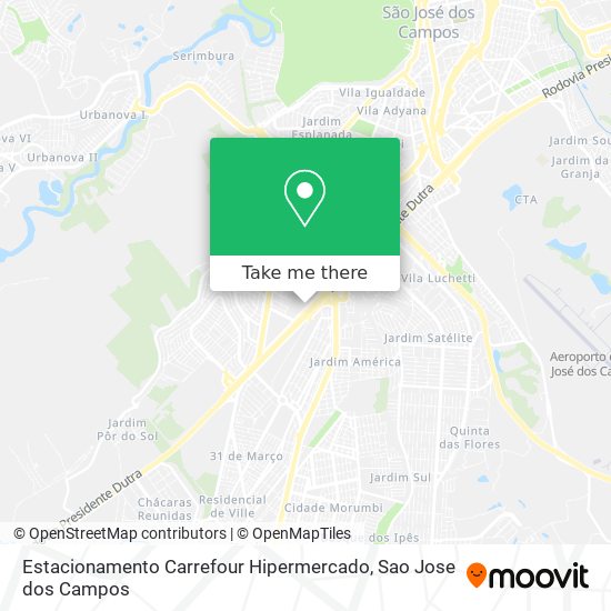 Mapa Estacionamento Carrefour Hipermercado