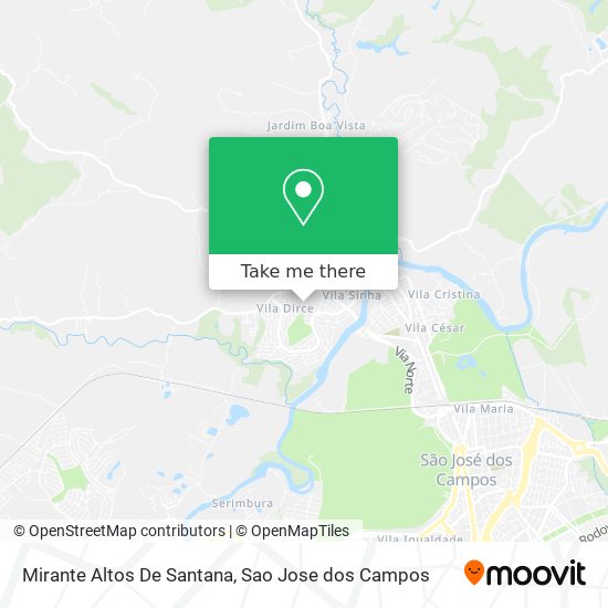 Mirante Altos De Santana map