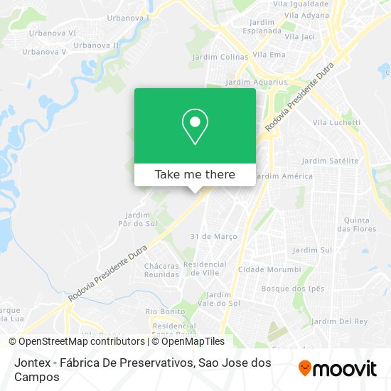Jontex - Fábrica De Preservativos map