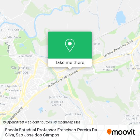 Escola Estadual Professor Francisco Pereira Da Silva map