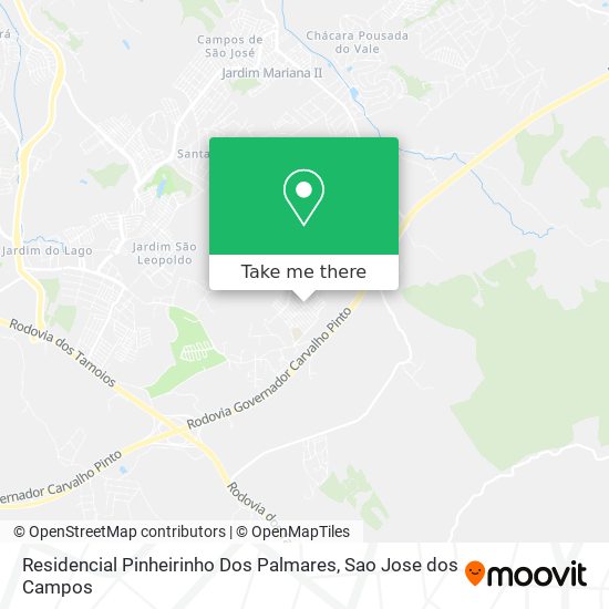 Residencial Pinheirinho Dos Palmares map