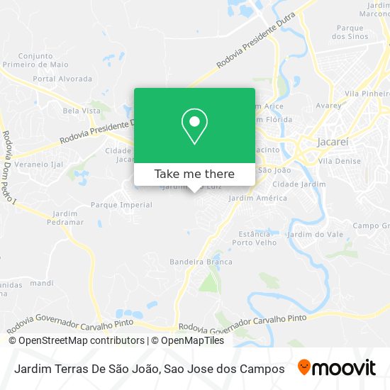 Mapa Jardim Terras De São João