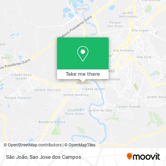 São João map