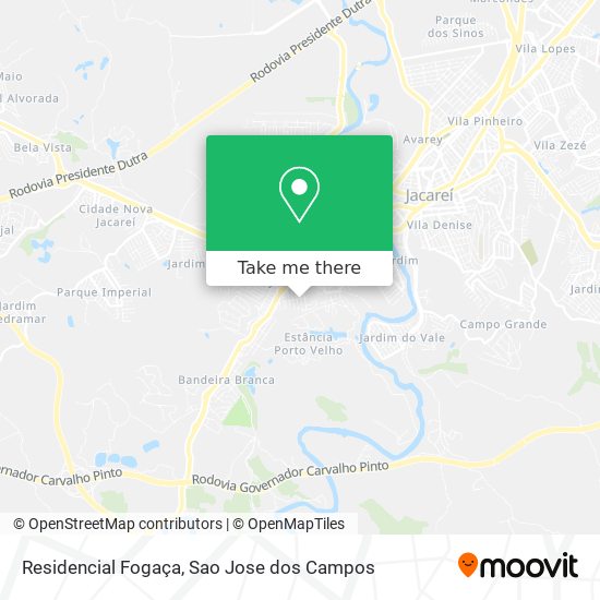 Residencial Fogaça map