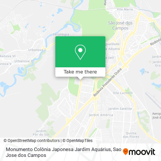 Monumento Colônia Japonesa Jardim Aquárius map