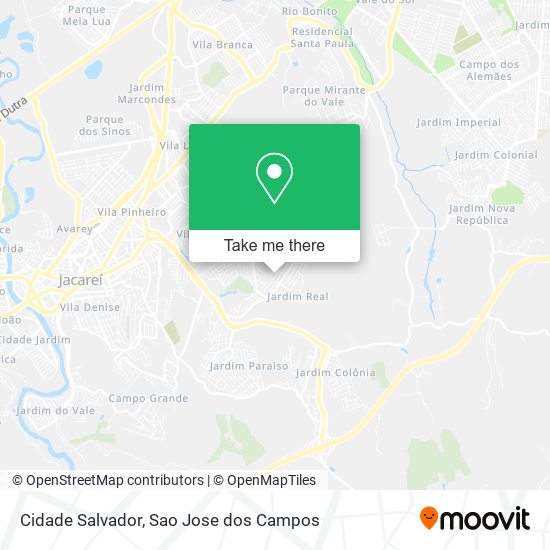 Cidade Salvador map