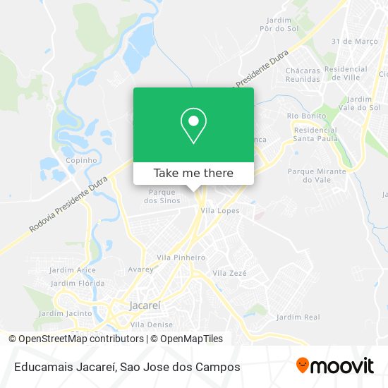 Educamais Jacareí map