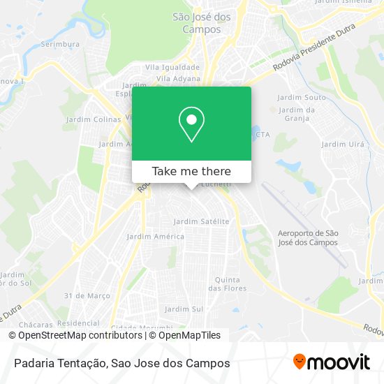 Padaria Tentação map