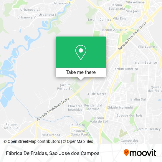 Fábrica De Fraldas map