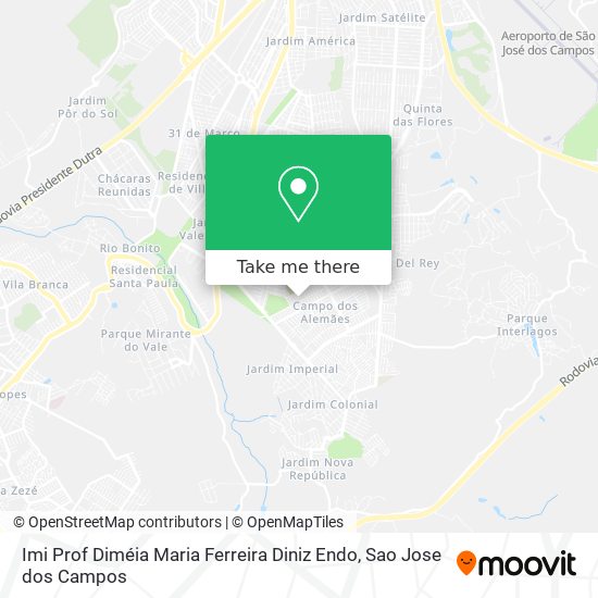 Imi Prof Diméia Maria Ferreira Diniz Endo map