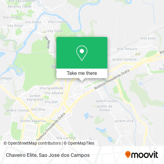 Chaveiro Elite map