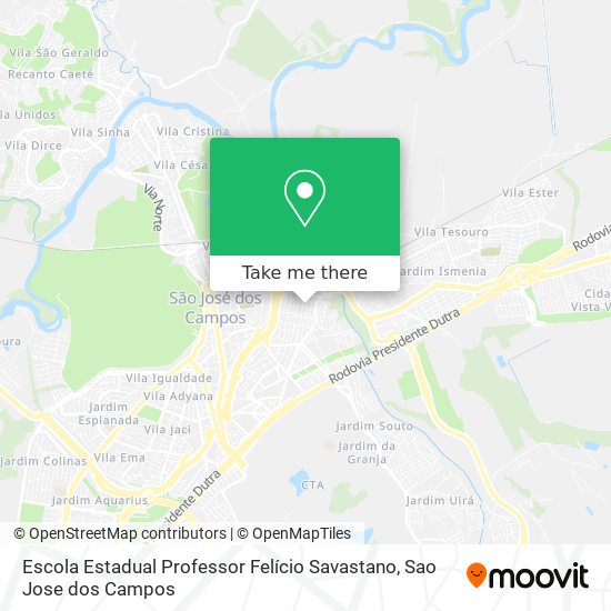 Escola Estadual Professor Felício Savastano map