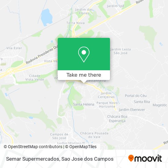 Semar Supermercados map