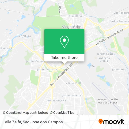 Vila Zelfa map