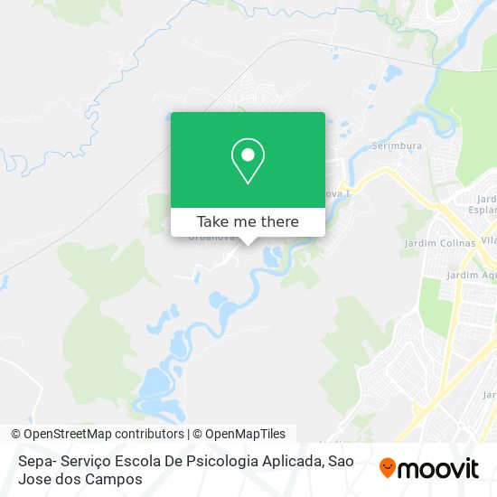 Sepa- Serviço Escola De Psicologia Aplicada map