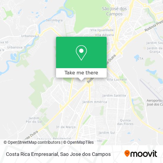 Costa Rica Empresarial map