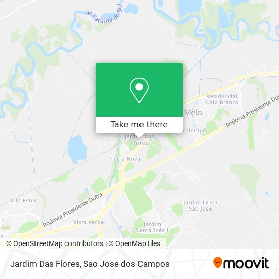 Jardim Das Flores map