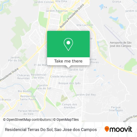 Residencial Terras Do Sol map