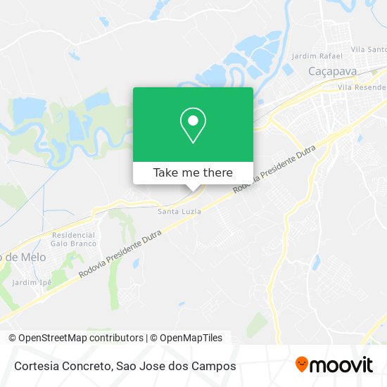 Cortesia Concreto map