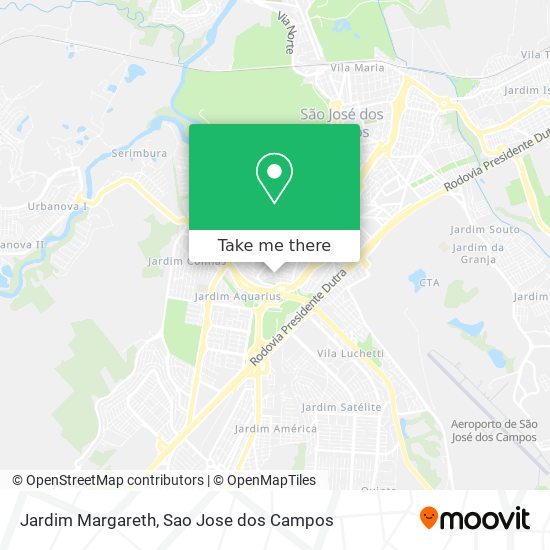 Jardim Margareth map