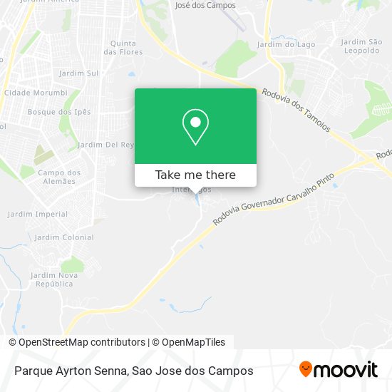 Parque Ayrton Senna map