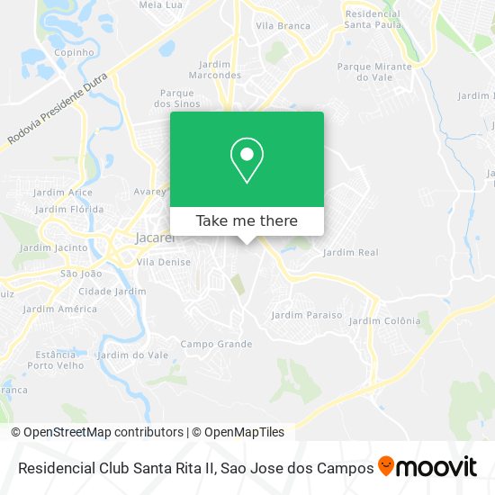 Mapa Residencial Club Santa Rita II