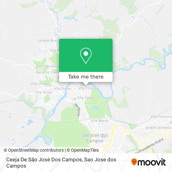 Ceeja De São José Dos Campos map