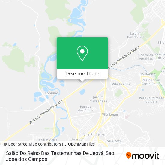 Salão Do Reino Das Testemunhas De Jeová map