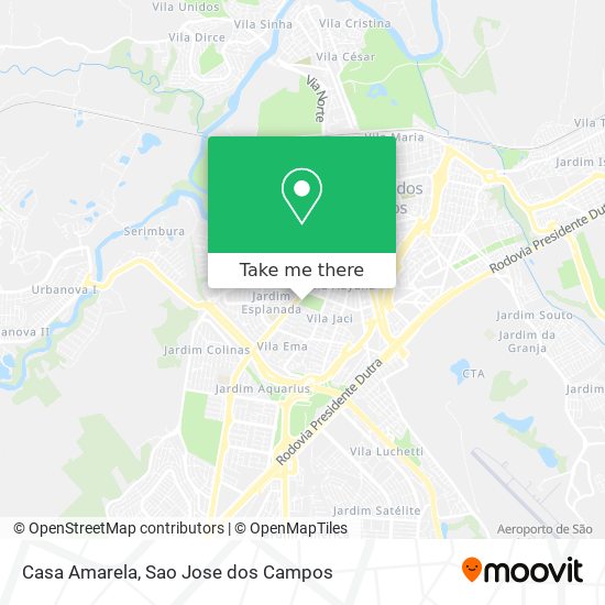 Casa Amarela map