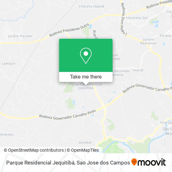 Parque Residencial Jequitibá map