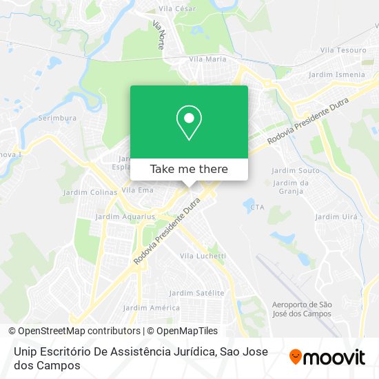 Unip Escritório De Assistência Jurídica map