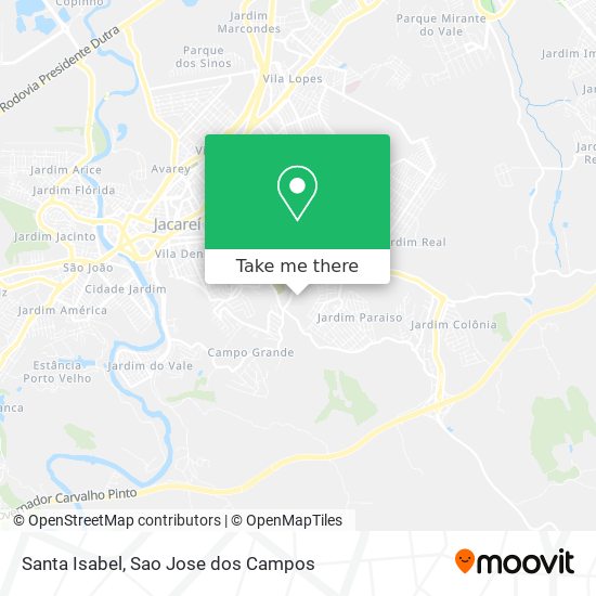 Santa Isabel map