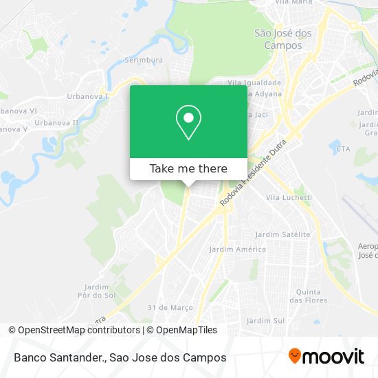 Banco Santander. map