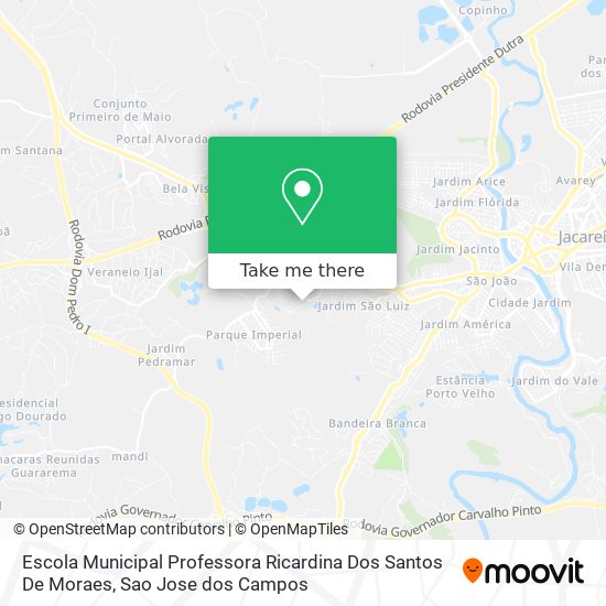 Escola Municipal Professora Ricardina Dos Santos De Moraes map