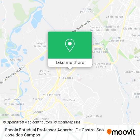 Escola Estadual Professor Adherbal De Castro map