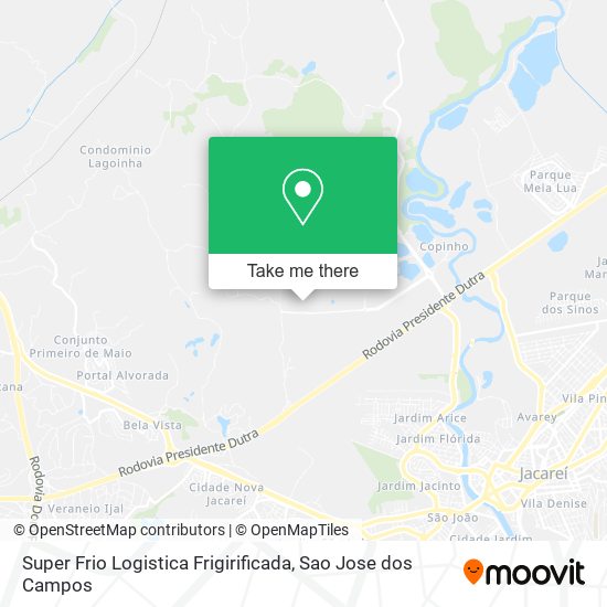 Super Frio Logistica Frigirificada map