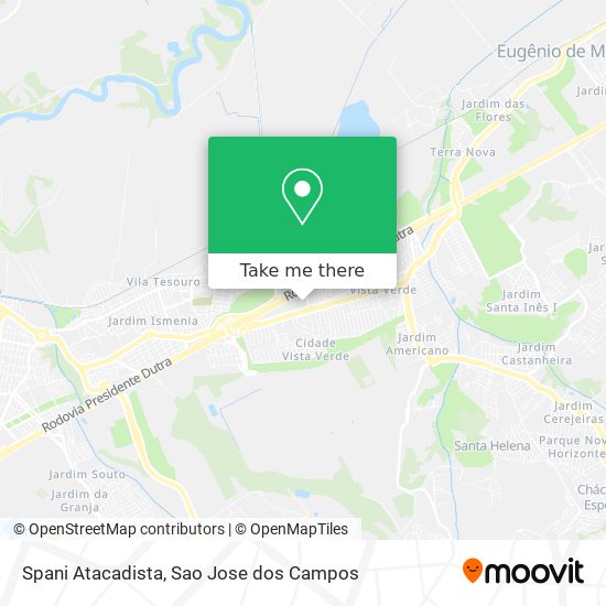 Spani Atacadista map