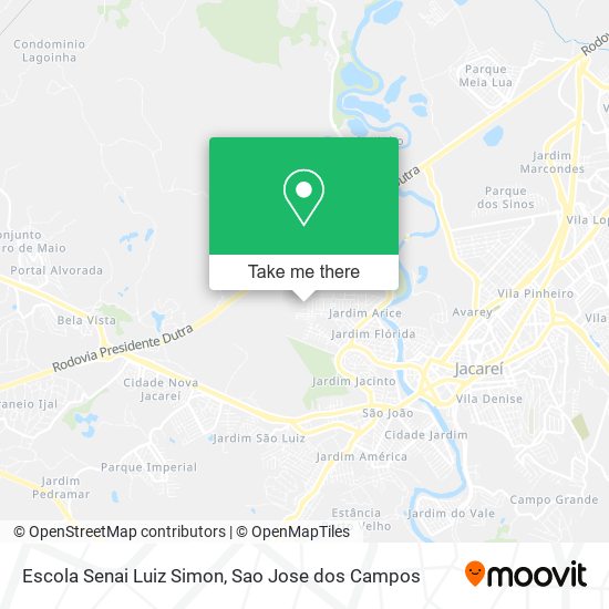 Escola Senai Luiz Simon map