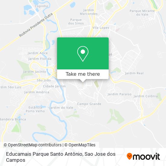 Educamais Parque Santo Antônio map