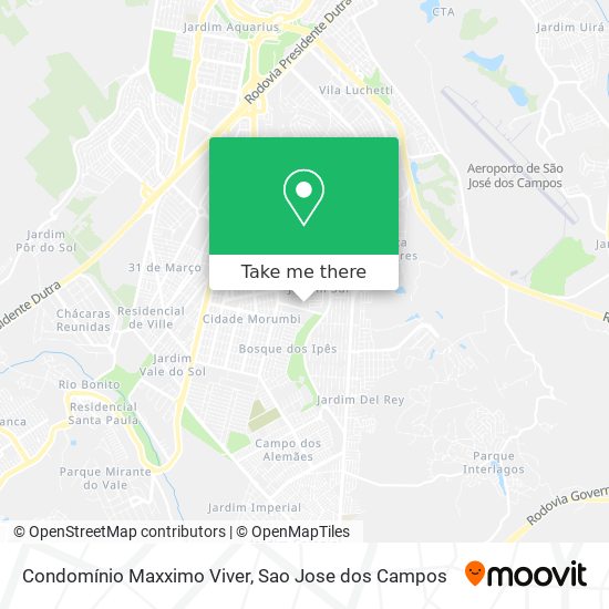 Condomínio Maxximo Viver map